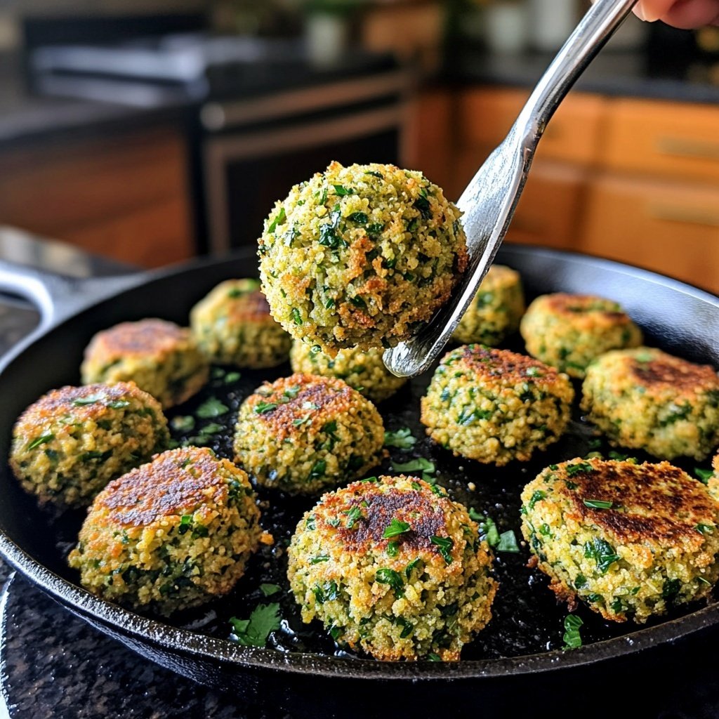 Falafel in der Pfanne