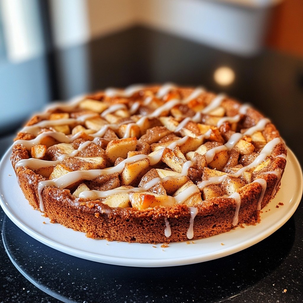 Saftiger Zimtschnecken-Apfelkuchen