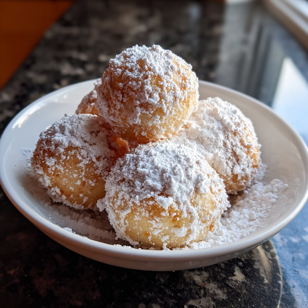 Quarkbällchen klein und rund