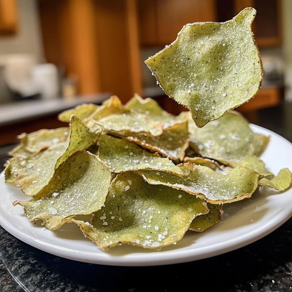 Grünkohl Chips als gesunder Snack