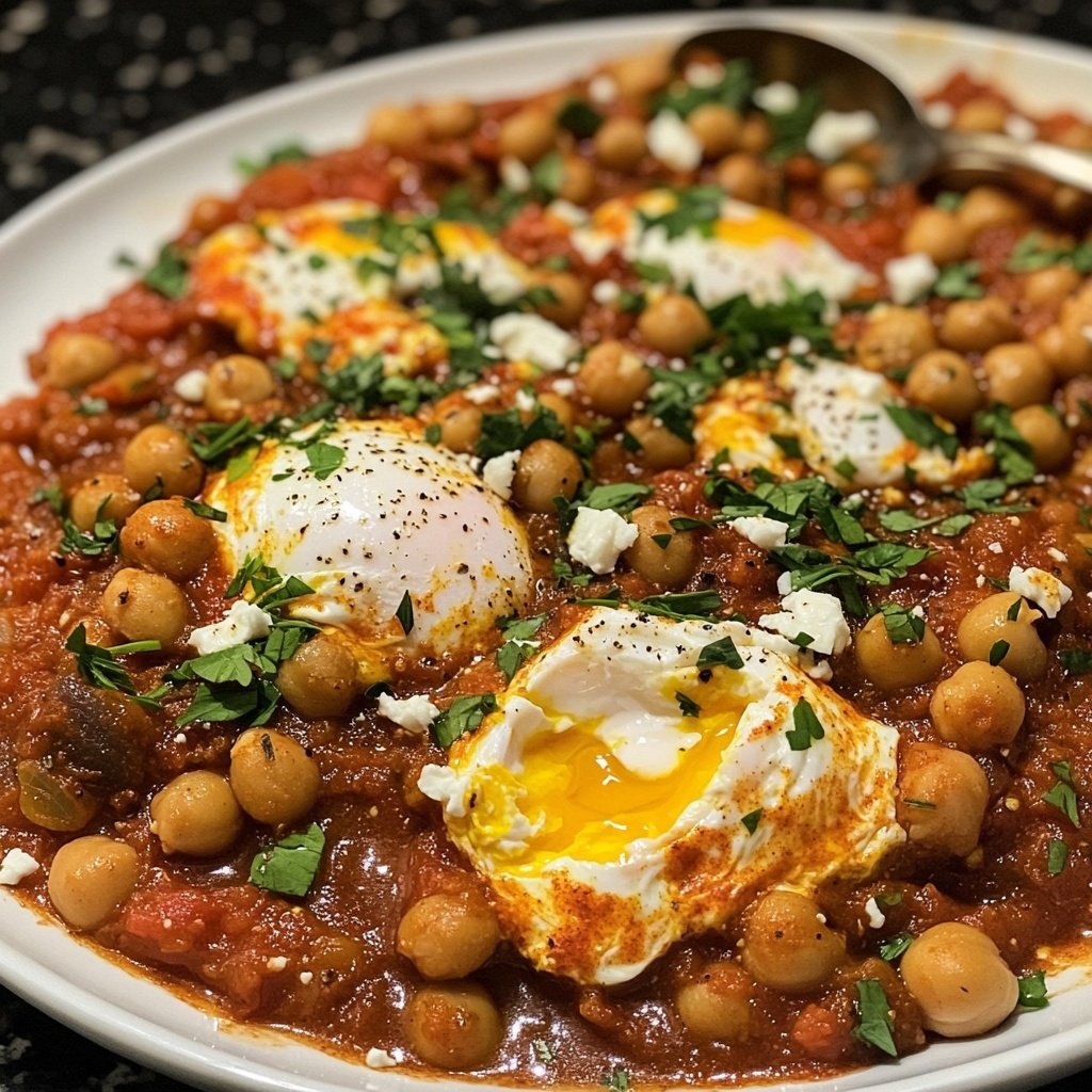 Shakshuka mit Kichererbsen