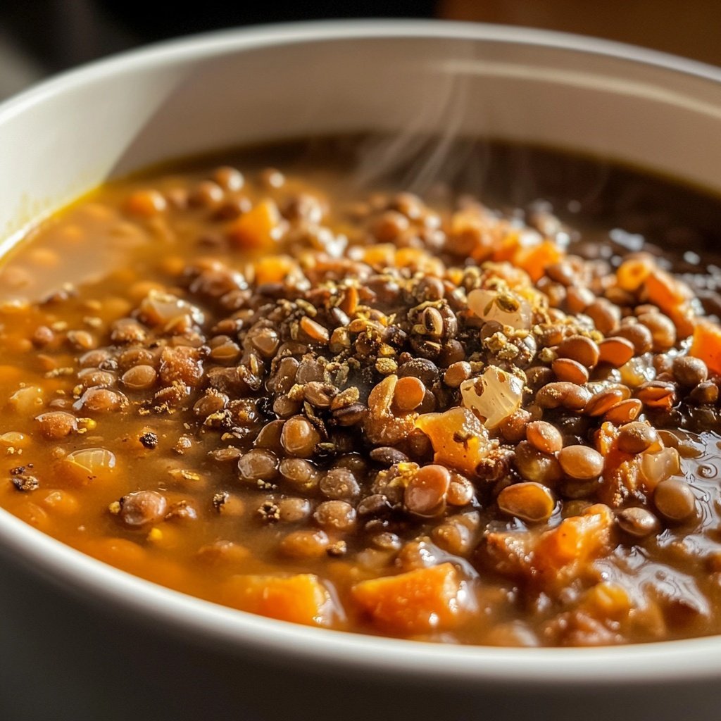 Linsensuppe mit Kreuzkümmel