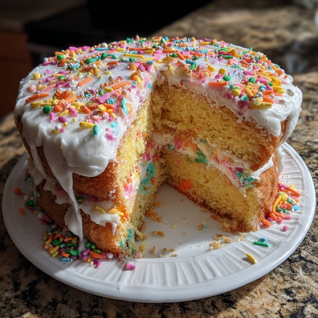 Geburtstagskuchen bunt